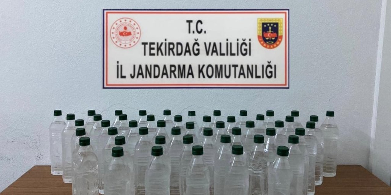 Tekirdağ’da sahte içki operasyonu