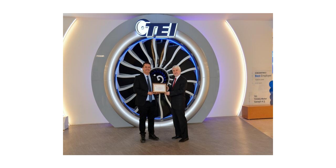 TEİ’ye “Beslenme Dostu ve Fiziksel Aktiviteyi Destekleyen İş Yeri Unvanı” ödülü verildi