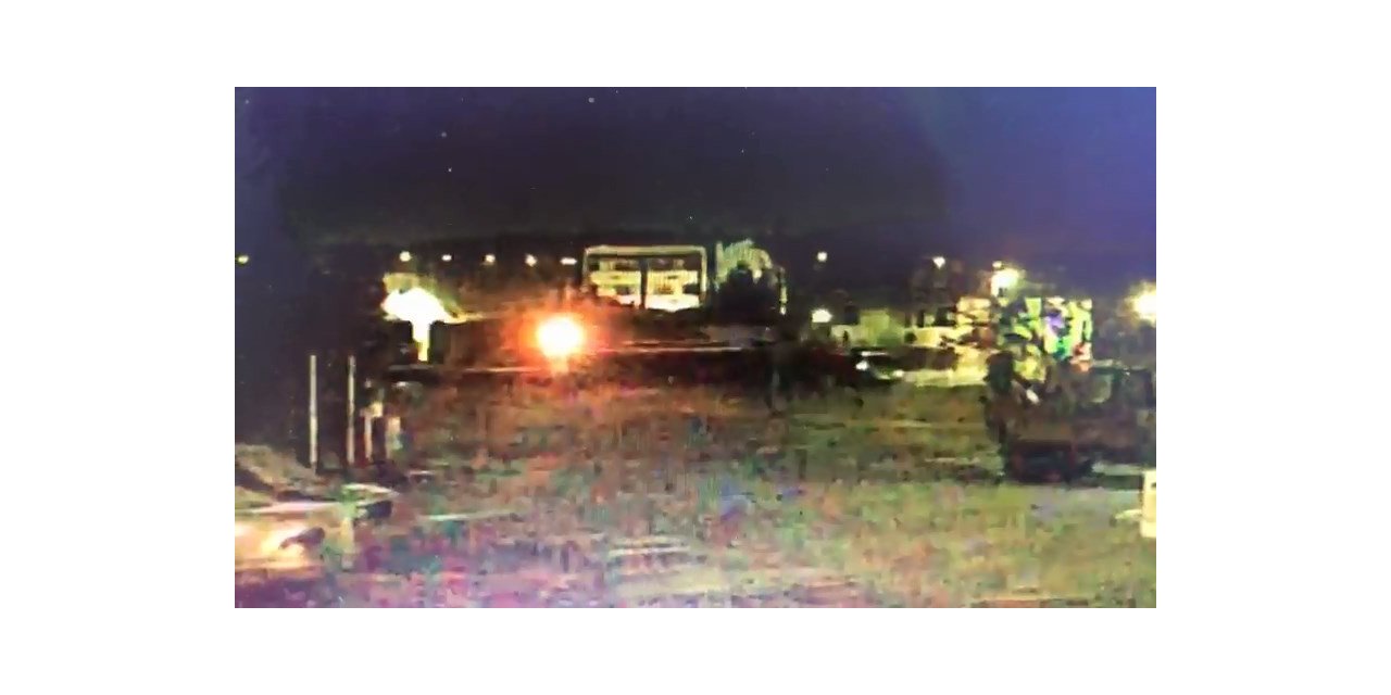 Elazığ’da trenin araca çarptığı kazanın görüntüleri ortaya çıktı