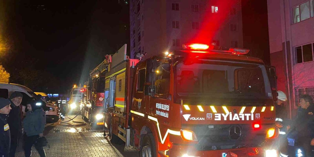 Nevşehir’de yangından 6 kişi zehirlendi