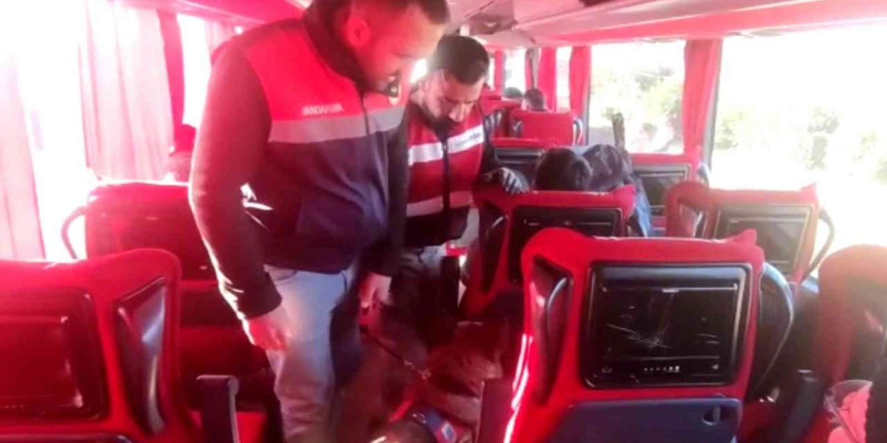 Yolcu otobüsünde uyuşturucuyla yakalanan zanlı tutuklandı