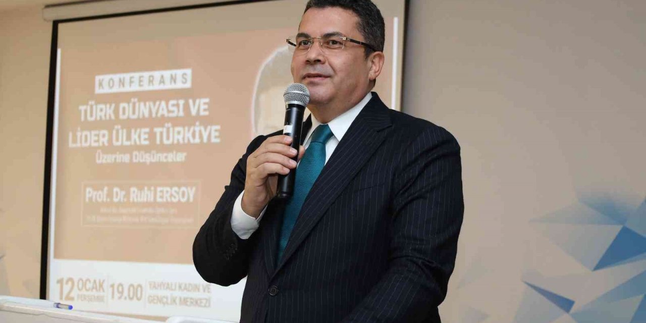 Prof. Dr. Ruhi Ersoy, Yahyalı’da konferans verdi