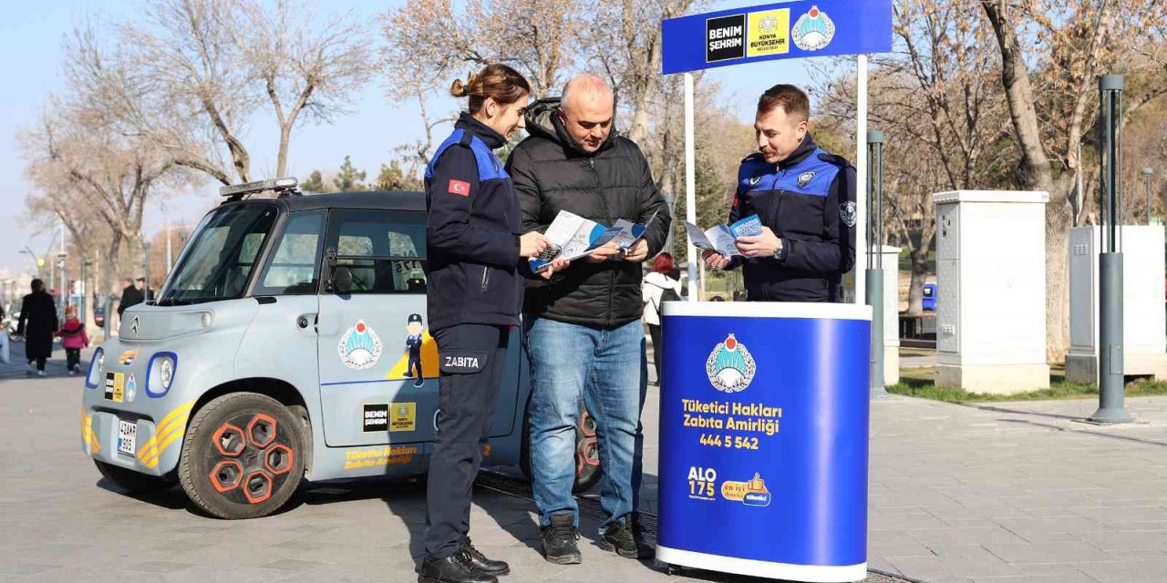 Konya Büyükşehir Tüketici Hakları Zabıta Amirliği çalışmalarını sürdürüyor