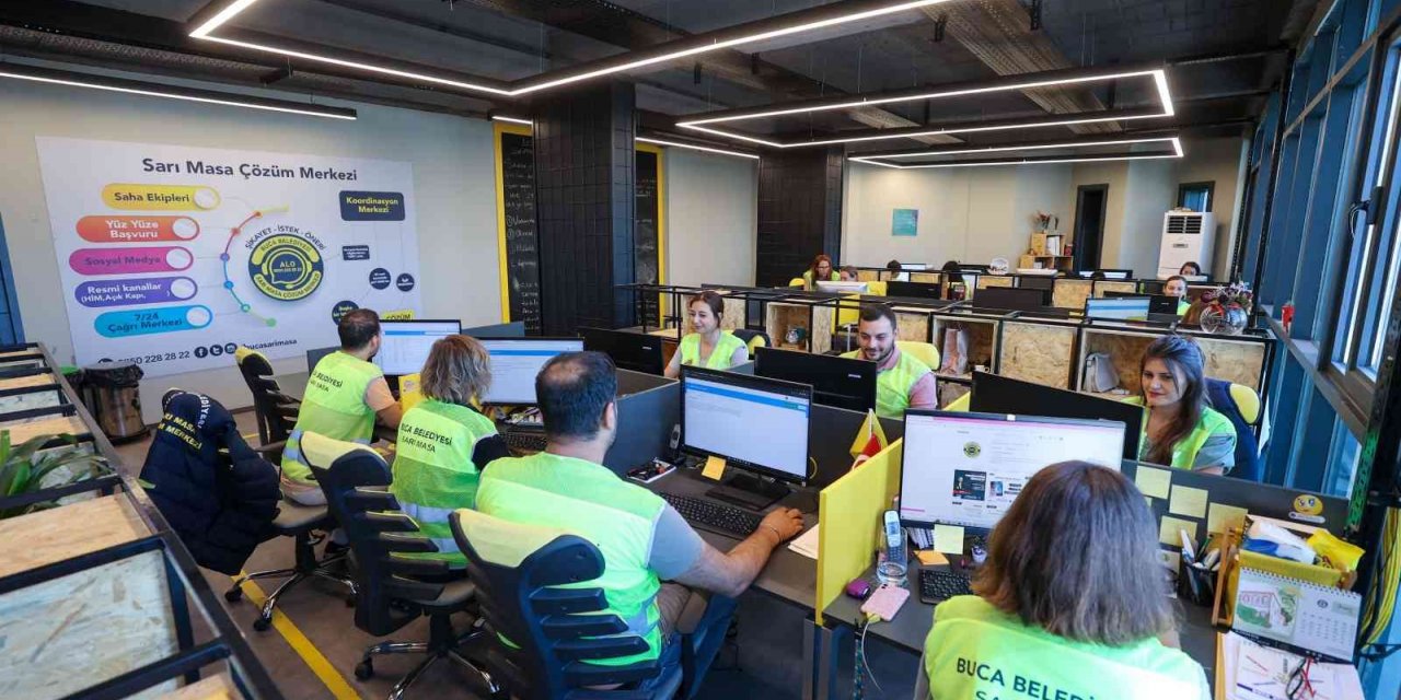 Buca’da Sarı Masa’dan 8 ayda 33 bin 139 talebe cevap