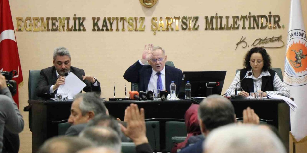 Samsun Büyükşehir meclis toplantısı