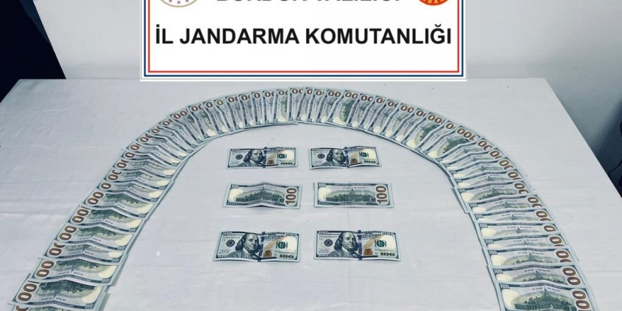 Burdur’da jandarma ekiplerinden sahte para operasyonu: 2 şahıs tutuklandı