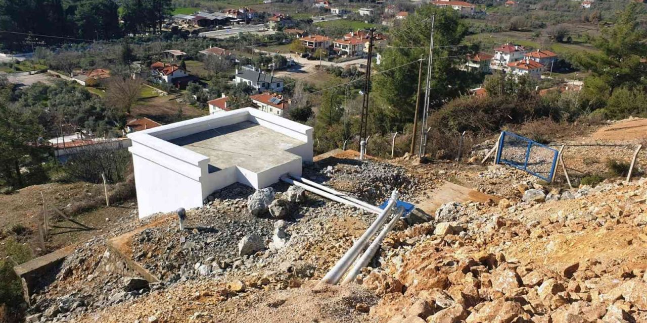 MUSKİ, Ula’da 4 mahalleyi besleyen 2 içme suyu deposunu yeniliyor