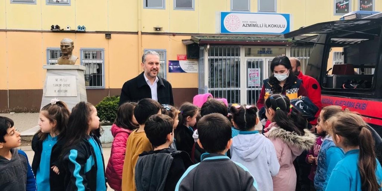 Çocuklardan Yasin Yılmaz’a sevgi seli