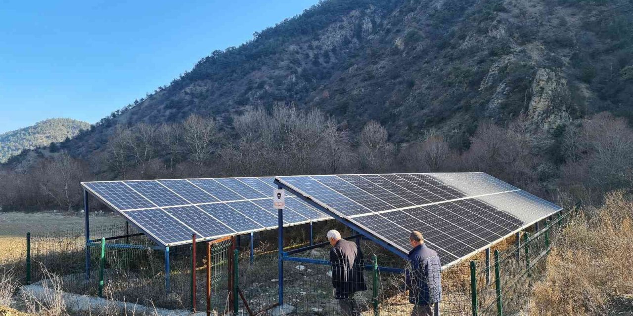 Güneş Enerjili İçme Suyu Tesisi sayesinde günlük 112 ton su ihtiyaçlarını karşılıyorlar