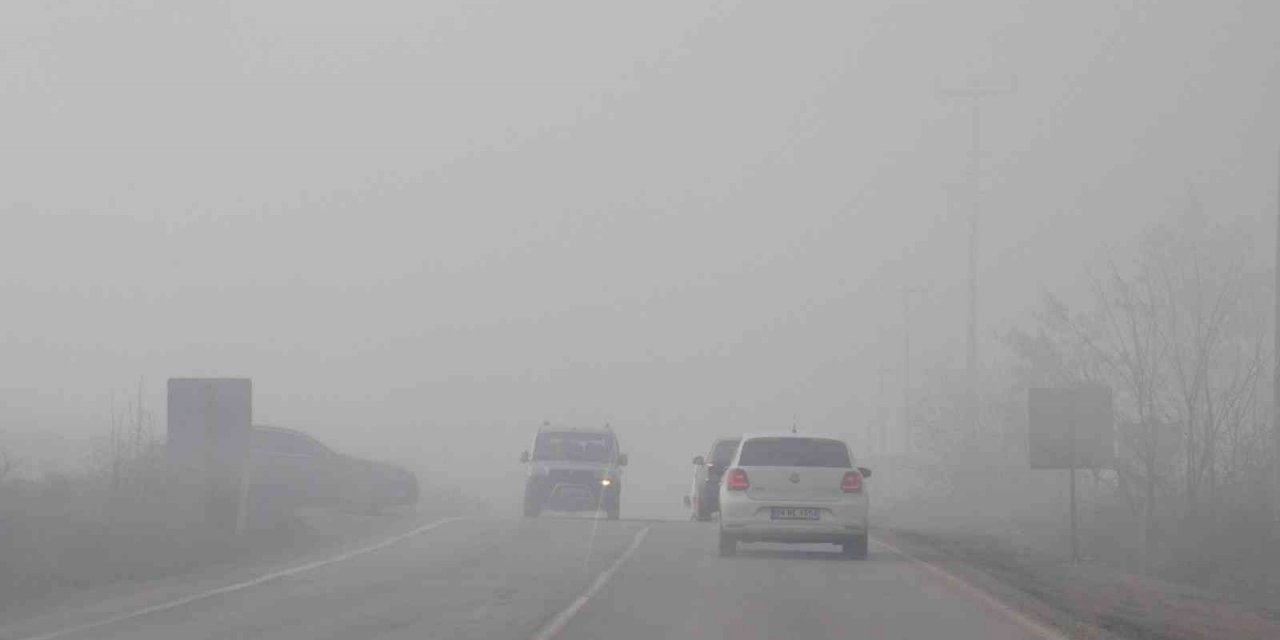 Bolu’da yoğun sis