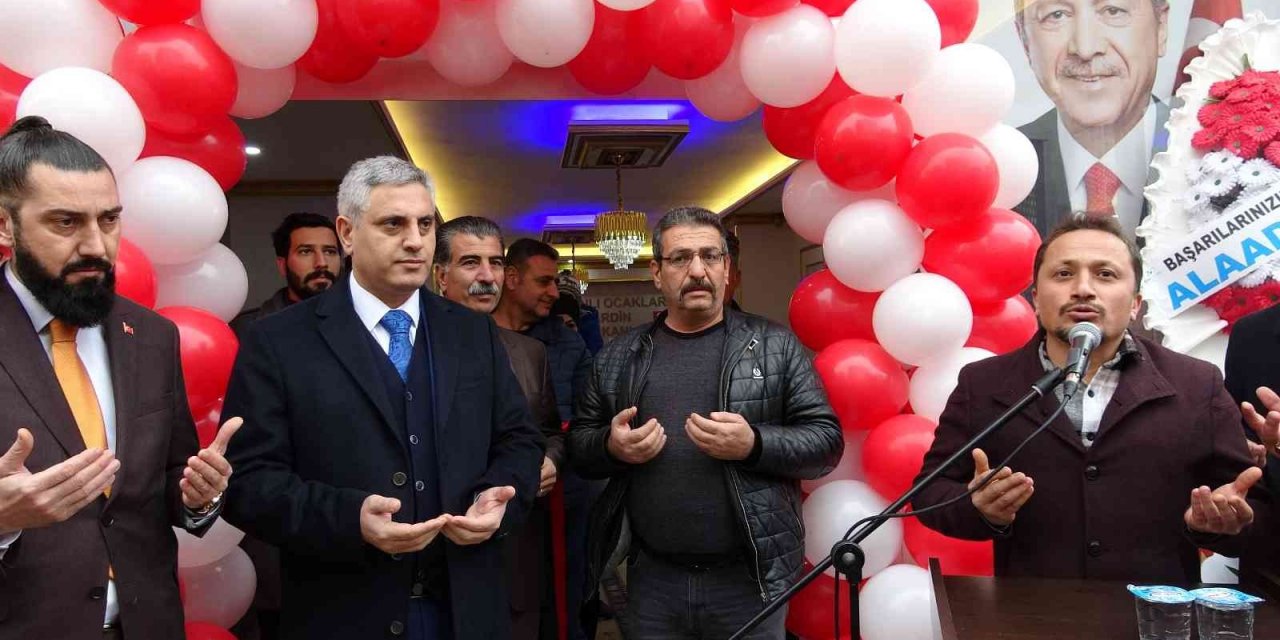Osmanlı Ocakları Mardin İl Başkanlığı dualarla açıldı