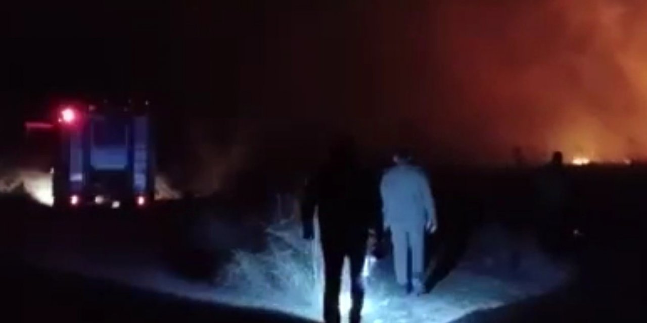 Kırmıtlı Kuş Cenneti’nde yangın paniği