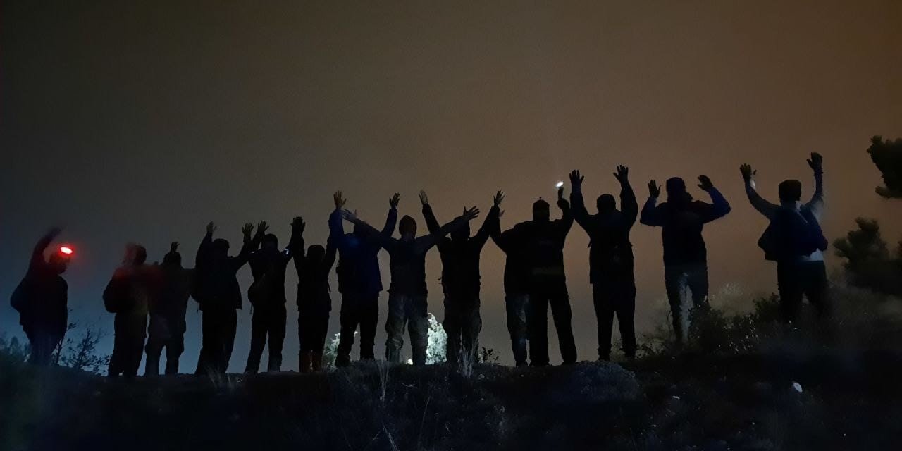 Sıfırın altında doğa yürüyüşü