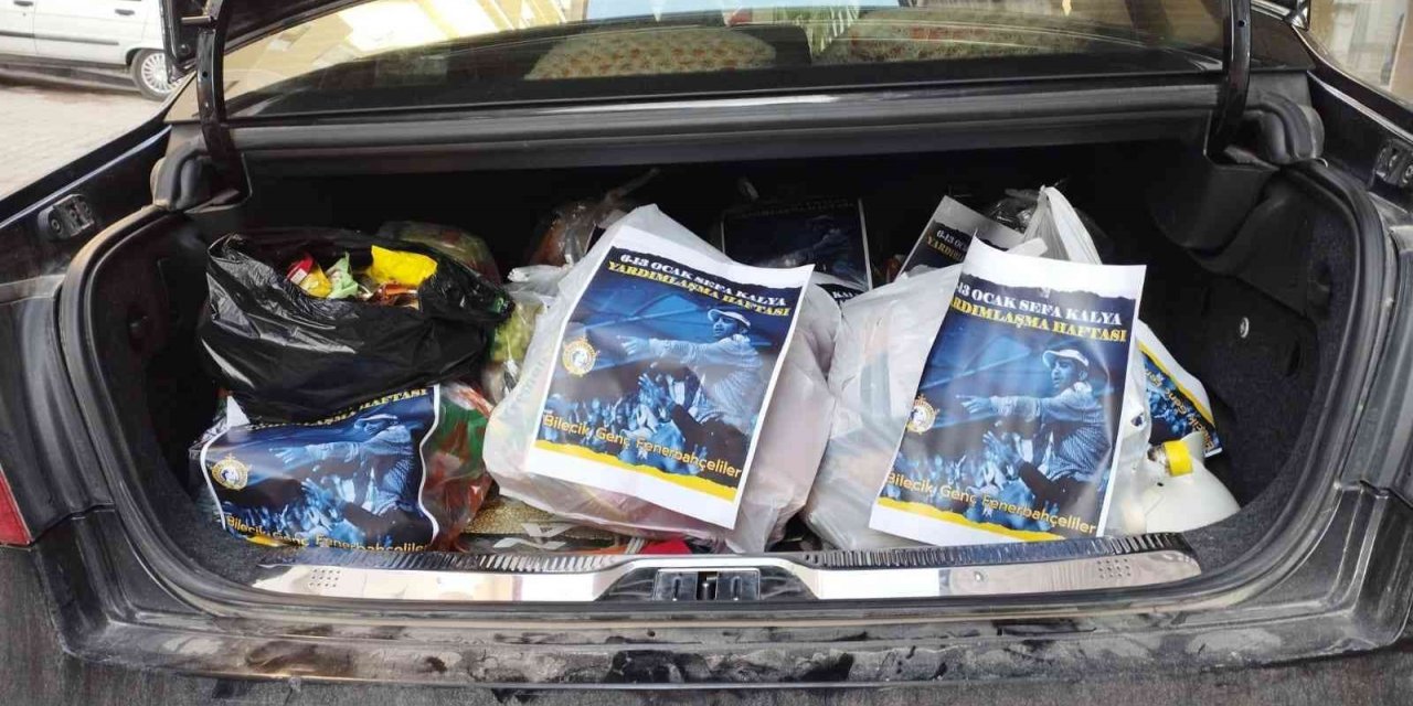 Bilecik GFB’den Sefa Kalya anısına erzak yardımı