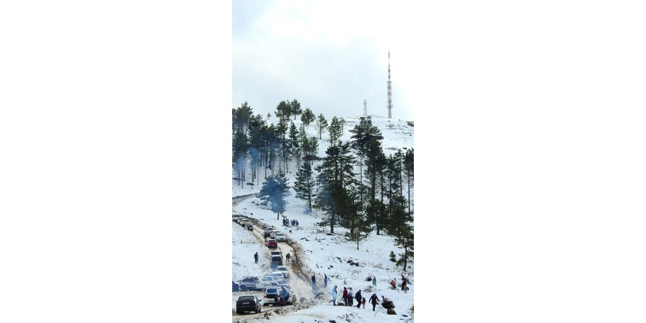 Muğlalı vatandaşların kar keyfi