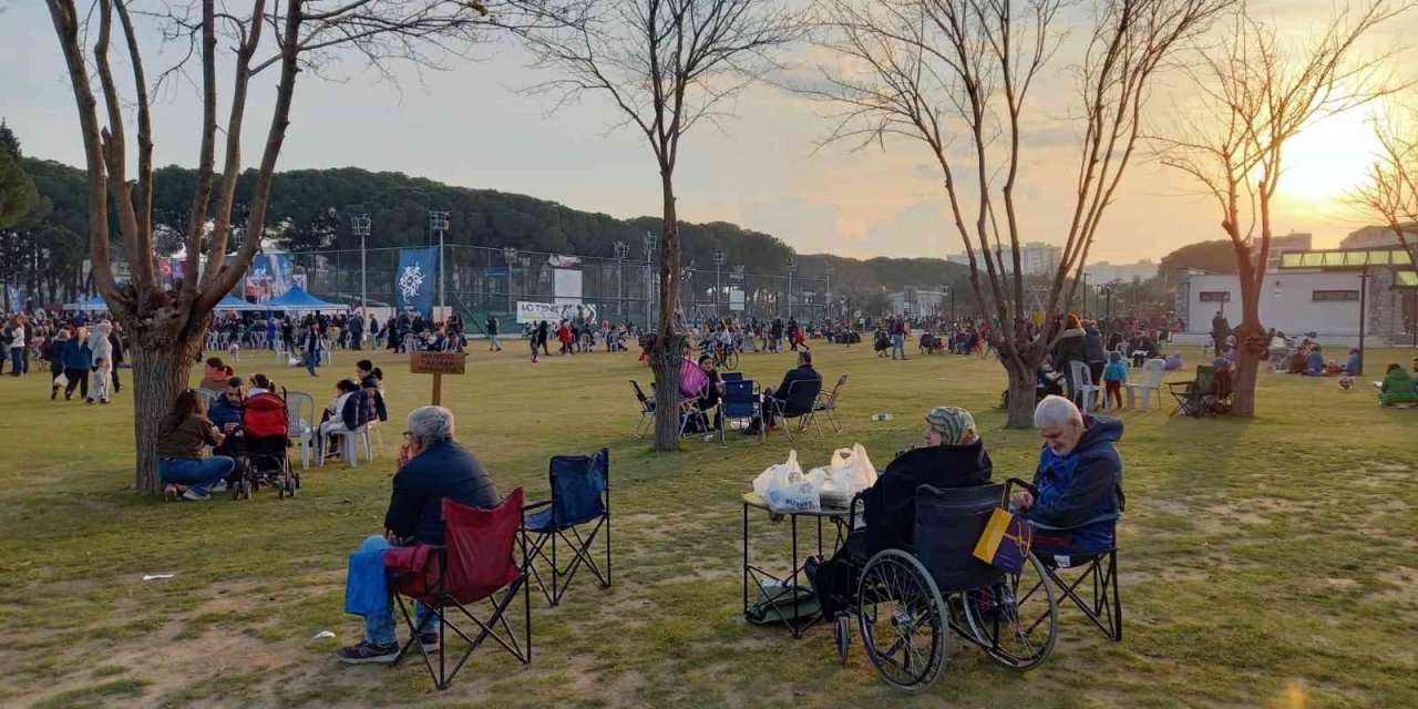 Aydın’da kış ortasında yazdan kalma günler
