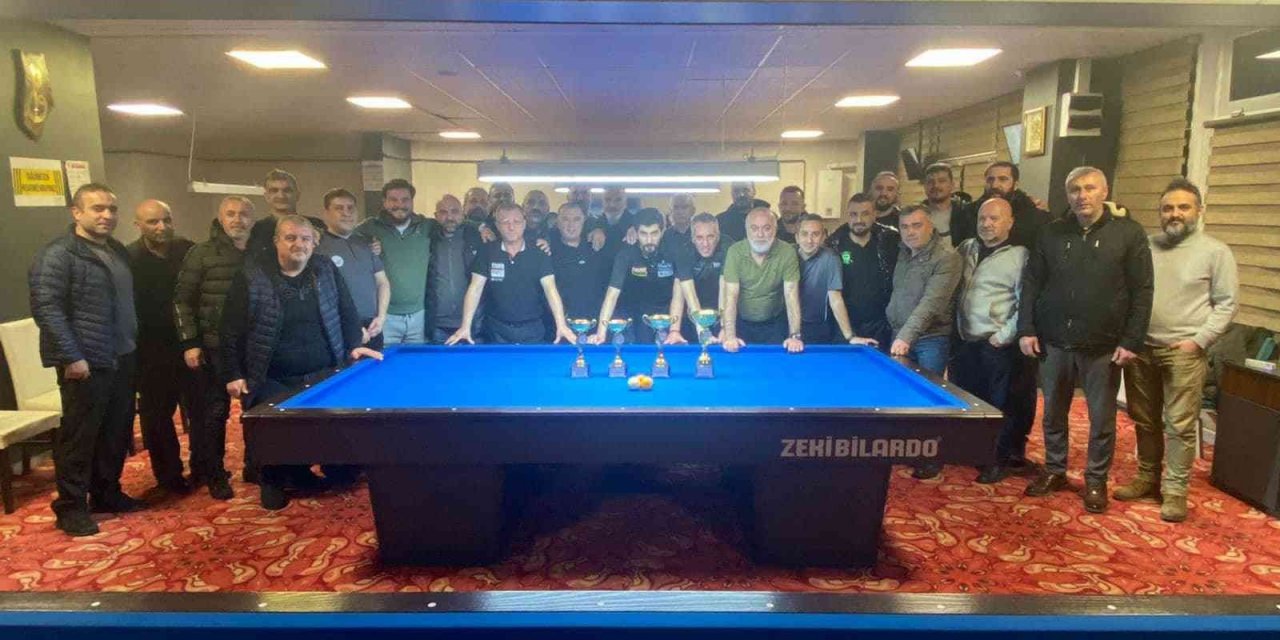 3 bant bilardo şampiyonu belli oldu