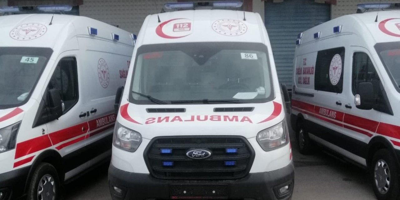 Düzce’de ambulans sayısı 45’e yükseldi
