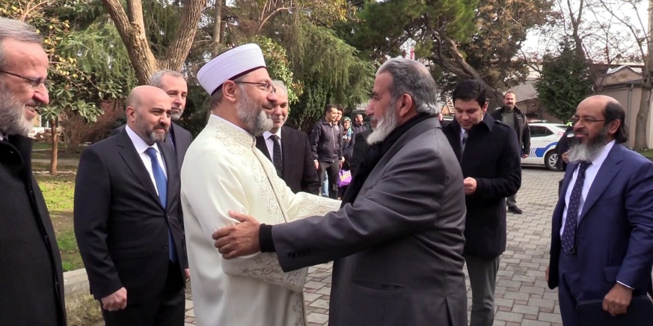 Diyanet İşleri Başkanı Erbaş, Katar Vakıflar ve İslami İşler Bakanı Al Ghanim ile bir araya geldi