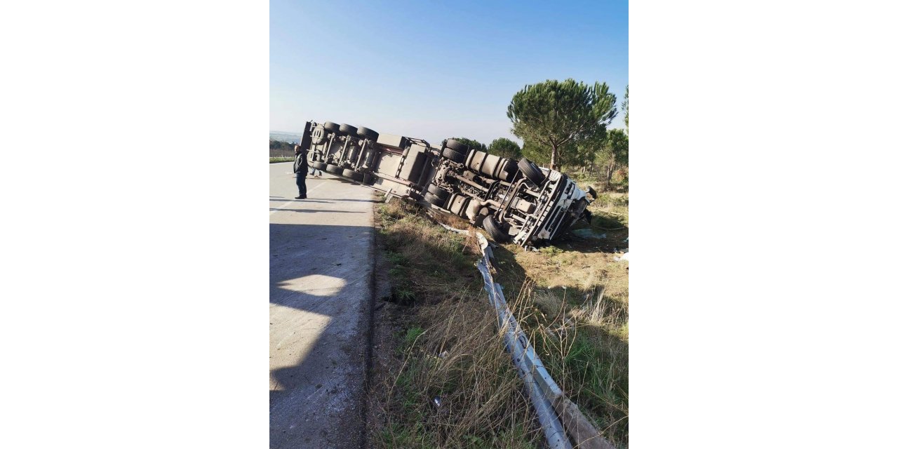 Biga’da TIR kazası