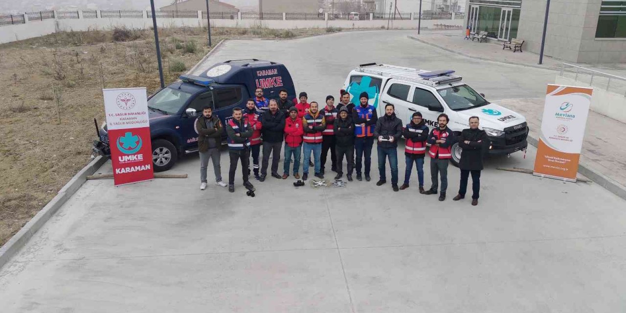 Karaman’da UMKE İHA timi kuruldu