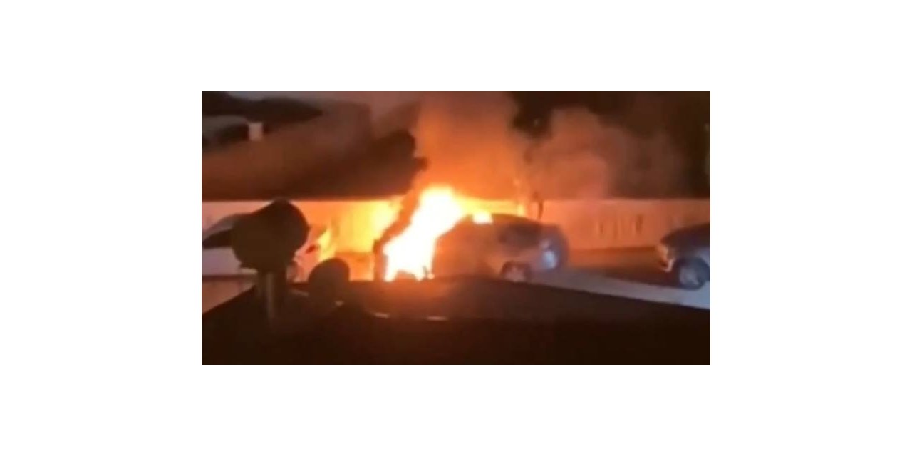 Anamur’da Ülkü Ocağı Başkanı Satar’ın aracı yandı: Kundaklama şüphesi var