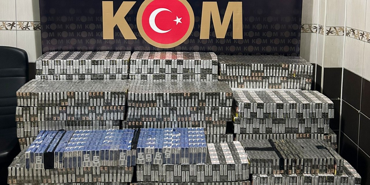 Hatay’da 4 bin 800 paket kaçak sigara ele geçirildi