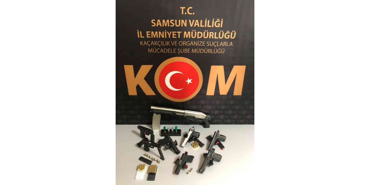 Samsun’da silah operasyonu: 2 gözaltı