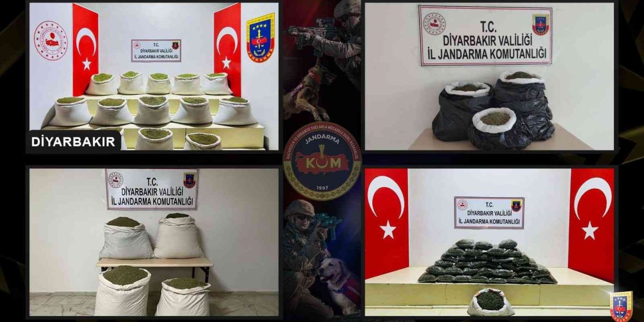 Diyarbakır’da 510 kilo uyuşturucu ele geçirildi