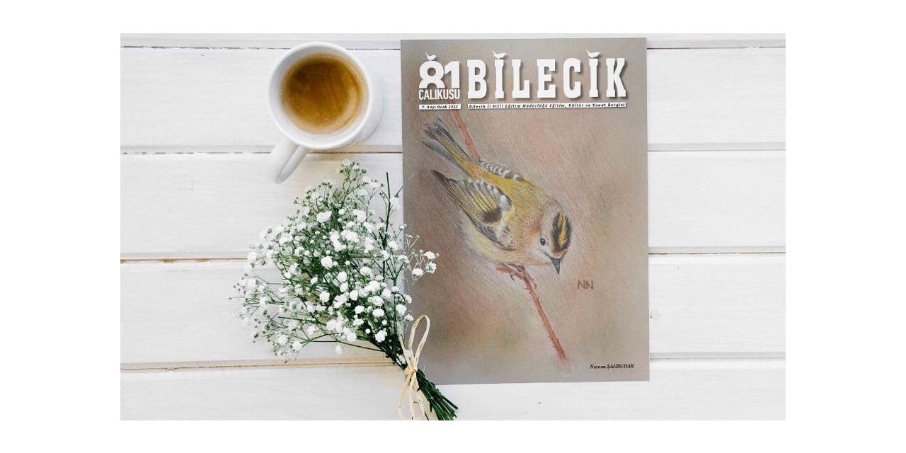 ’Çalıkuşu Bilecik’ dergisinin kapak tasarımı 11’inci sınıf öğrencisi yaptı