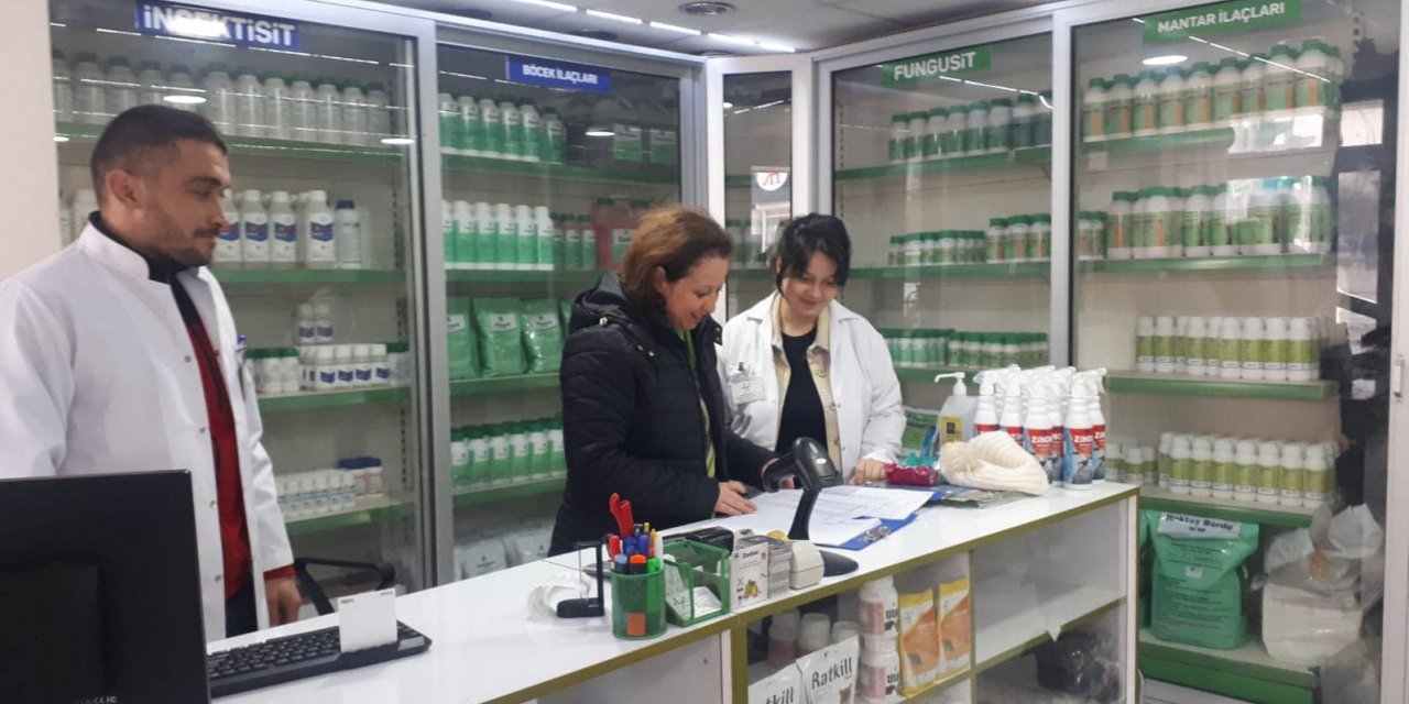 Afyonkarahisar’da bitki koruma ürünü bayilerine yönelik denetim