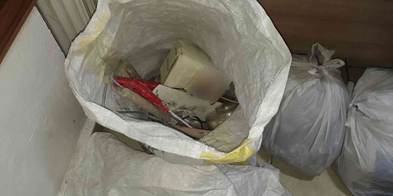 Boya süzgecinden terliğe birçok eşyayı çalan şahıs suçüstü yakalandı
