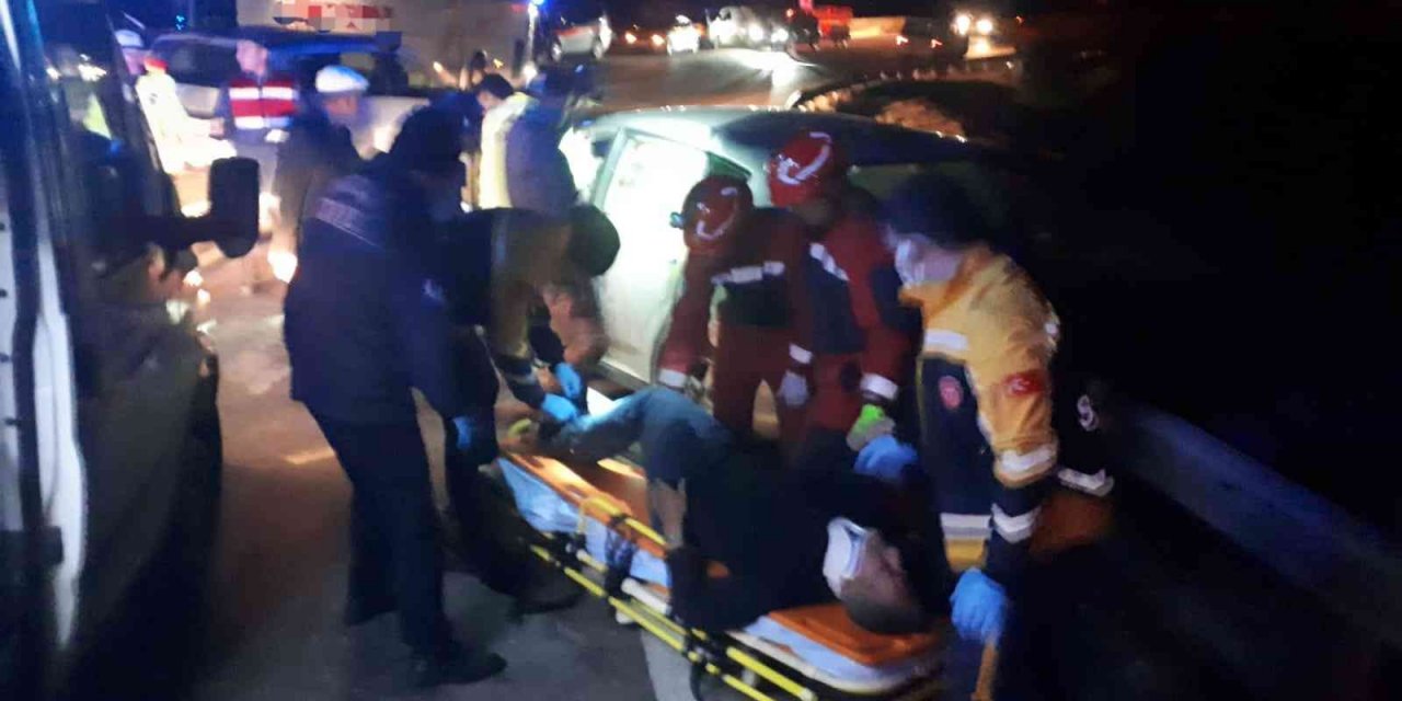 Kazadan yaralı olarak kurtulan sürücü hastanede hayatını kaybetti