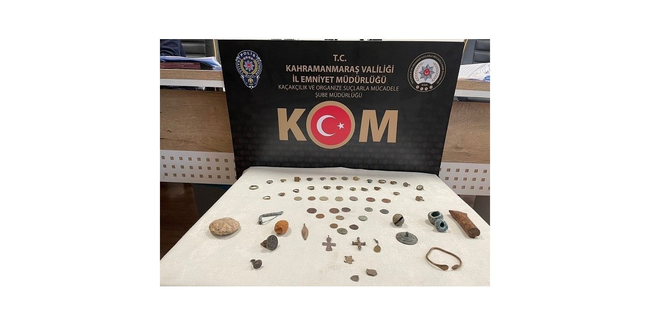 Satmaya çalıştığı tarihi eserlerle yakalandı