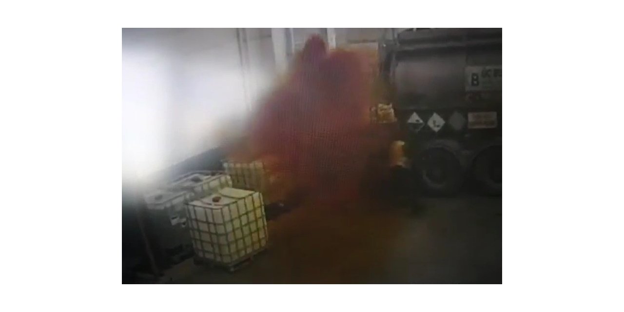 Tarım Kredi Süt Ürünleri fabrikasındaki kazanın görüntüleri ortaya çıktı