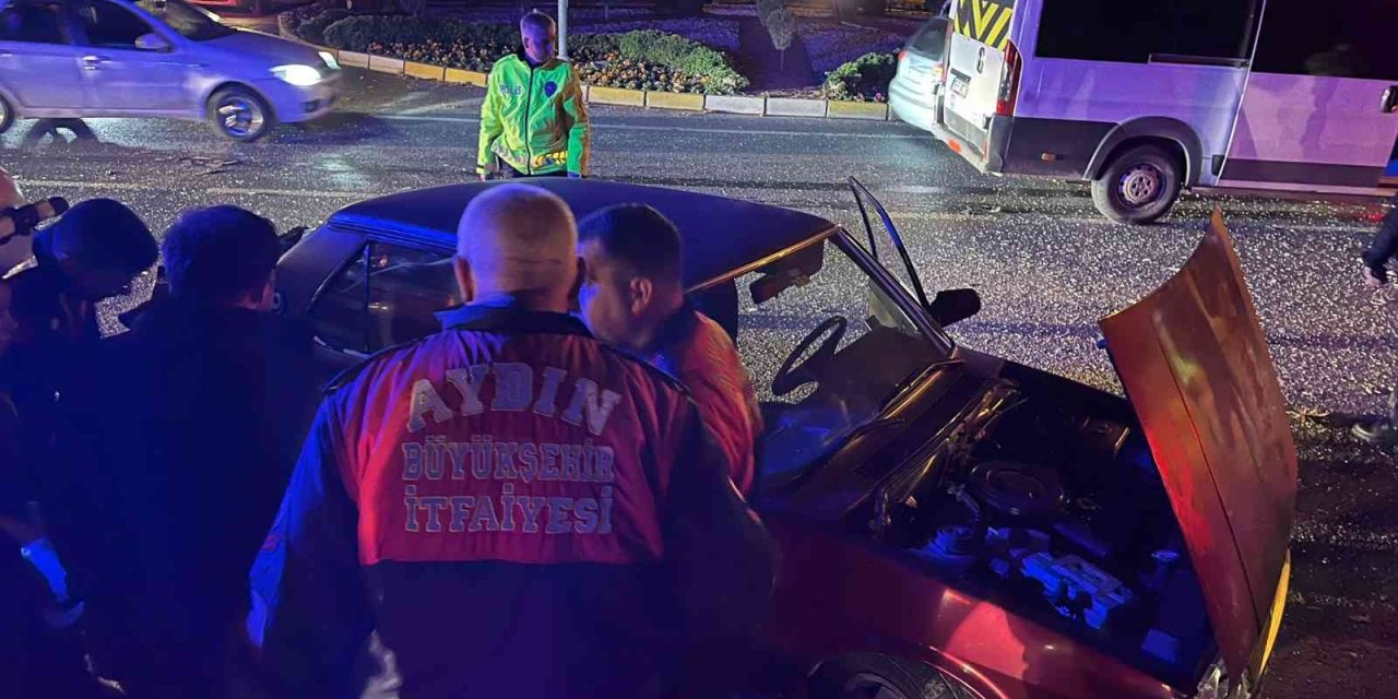 Aydın’da trafik kazası: 2 yaralı