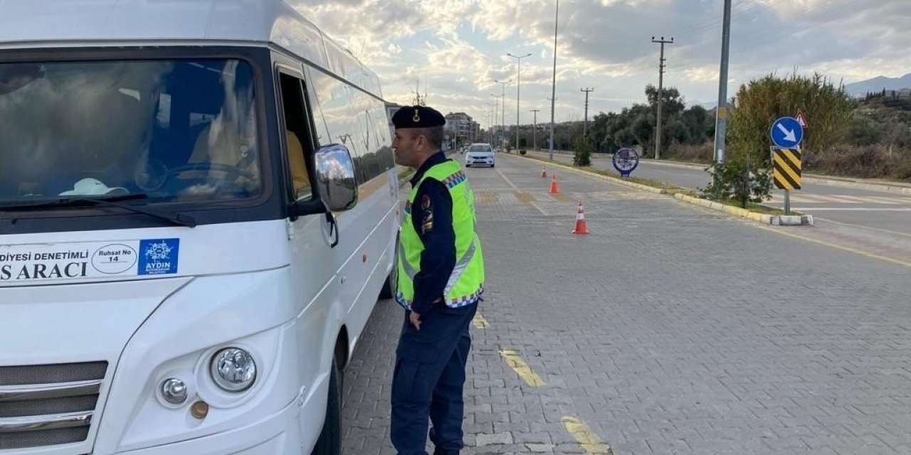 Aydın’da servis araçları denetlendi