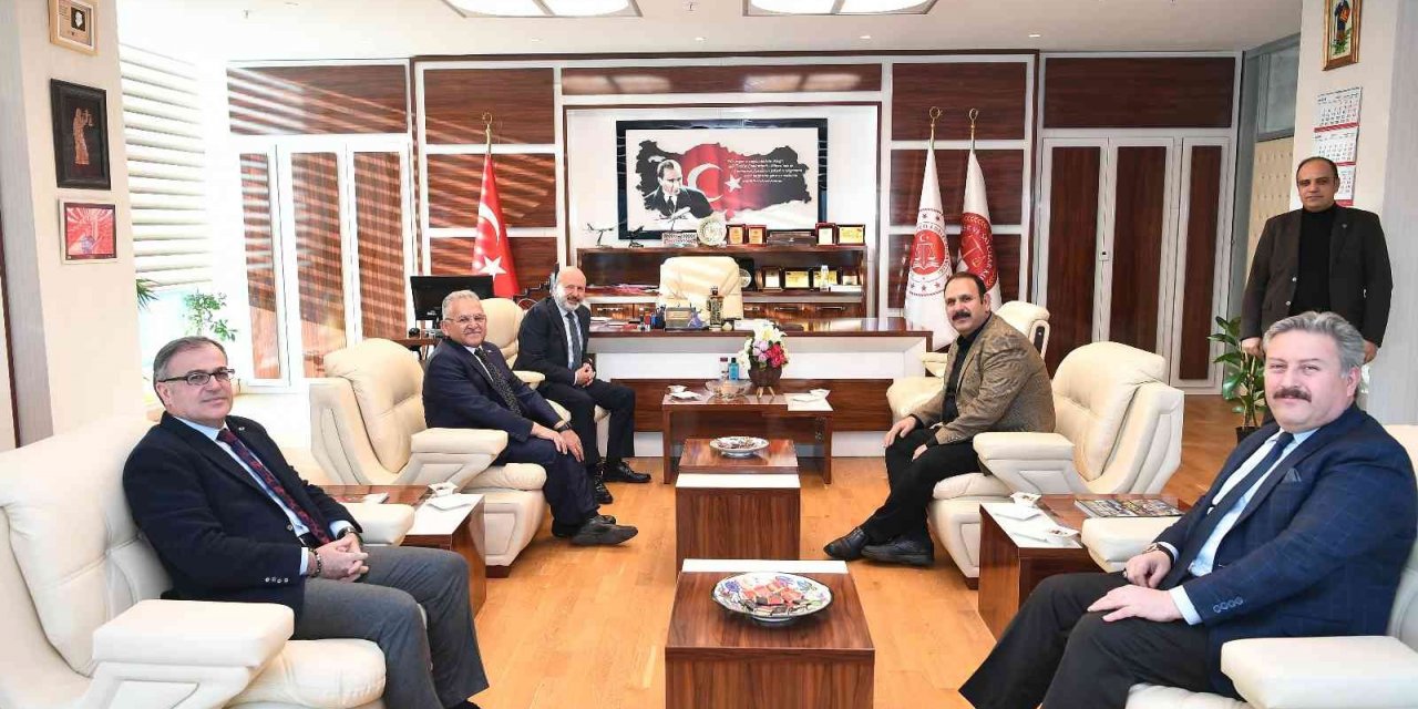 Büyükkılıç ve ilçe belediye başkanlarından yargı mensuplarına ziyaret