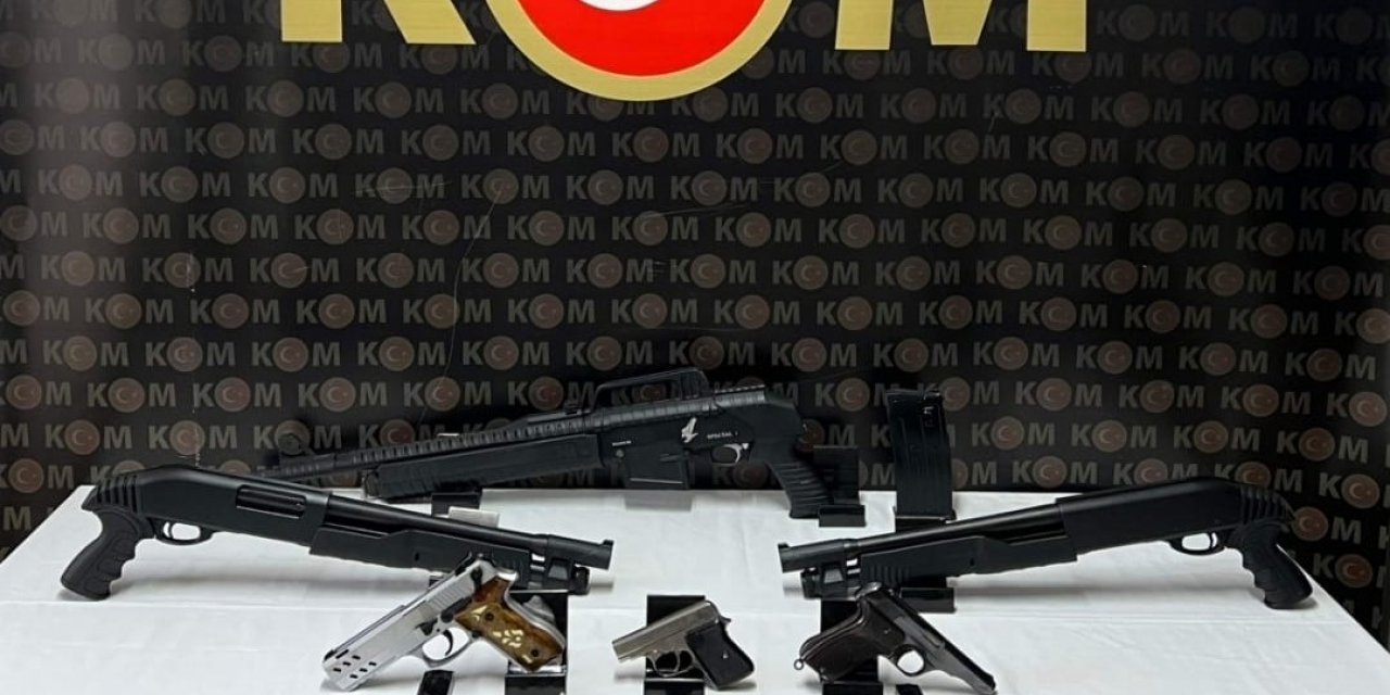 Malatya’da çok sayıda silah ele geçirildi