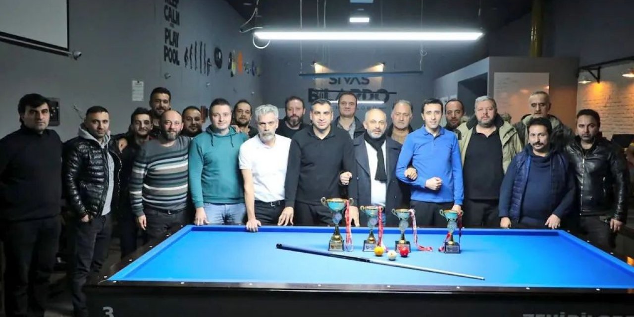 Bilardoda ödüller sahiplerini buldu
