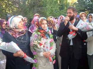 Gökbudak'a cşokulu karşılama