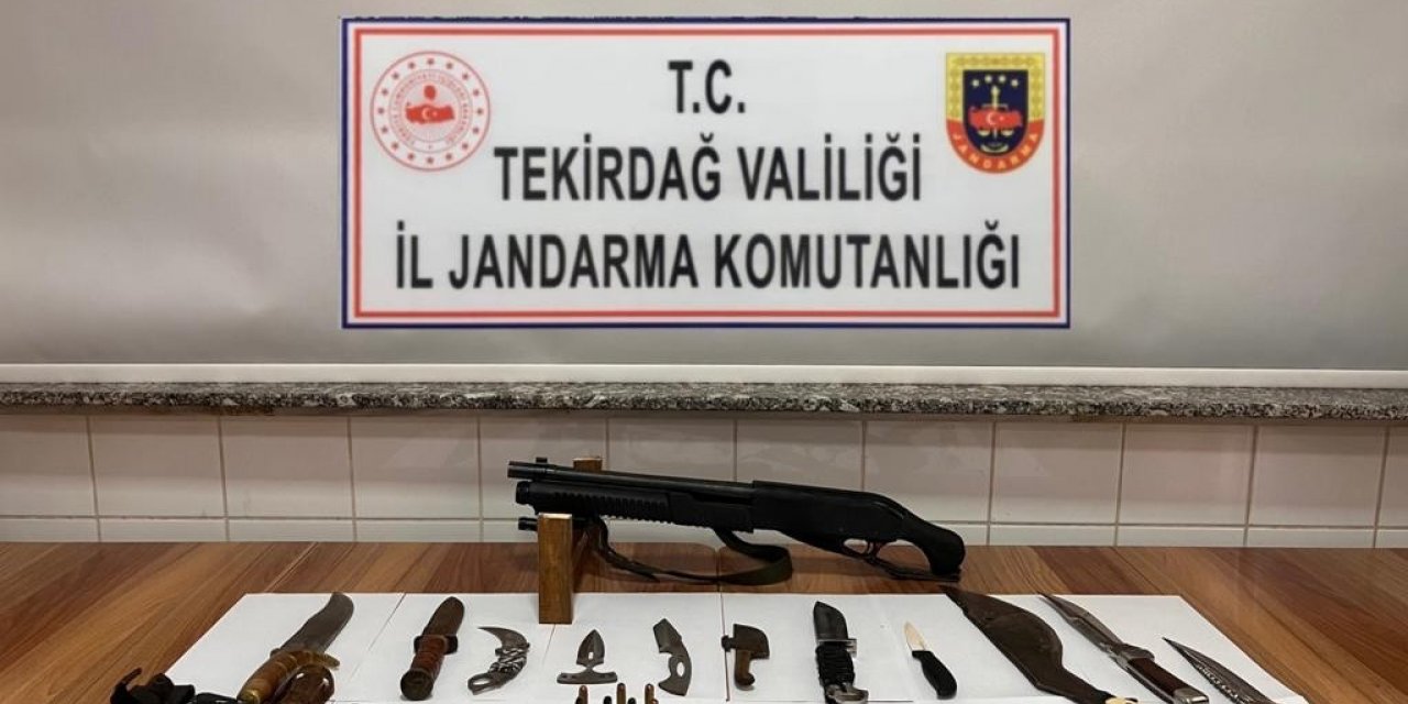 Cephane değil işyeri: Silah, mermi ve bıçak