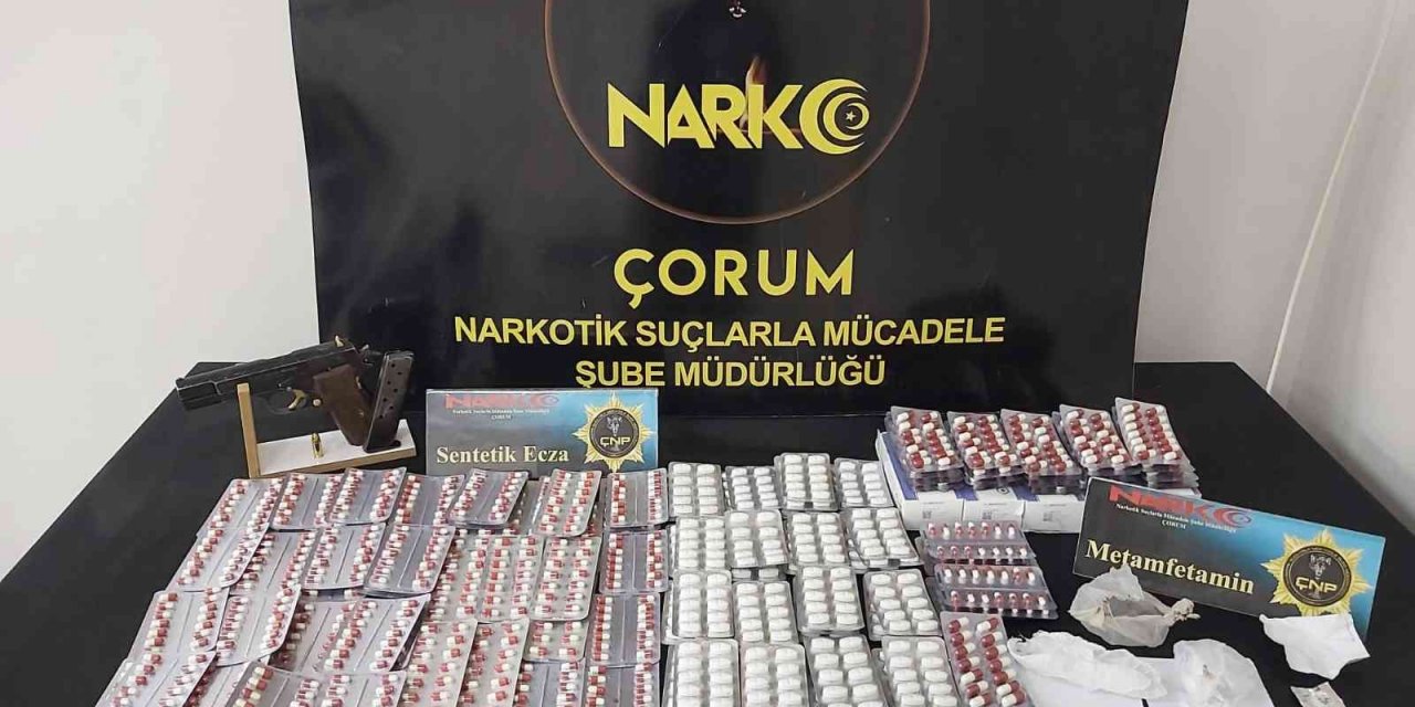 Çorum polisinden uyuşturucu operasyonu
