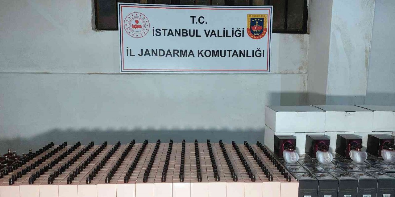 İstanbul’da piyasa değeri 5 milyon 690 bin TL olan sahte parfüm ele geçirildi