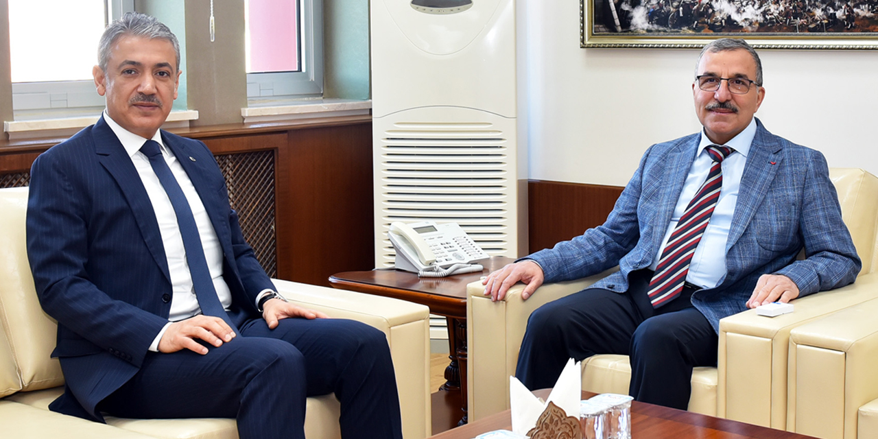 Karaman Valisi Akkoyun'dan KMÜ Rektörü Gavgalı’ya ziyaret