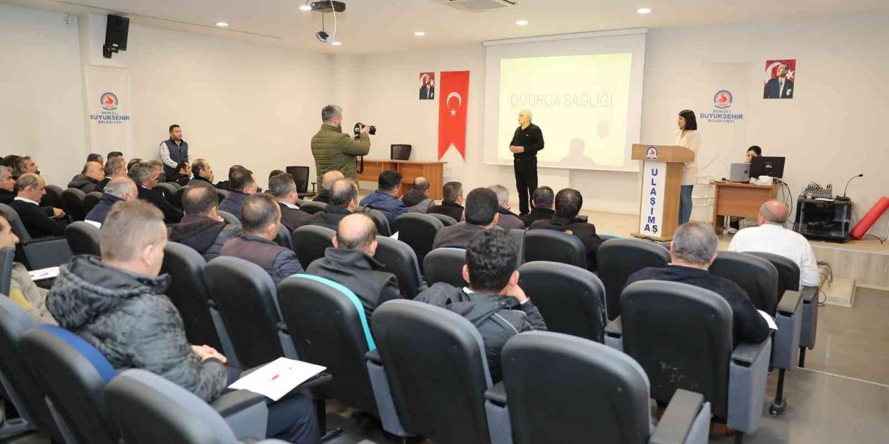 Ulaşım şoförlerine “Omurga Sağlığı” eğitimi