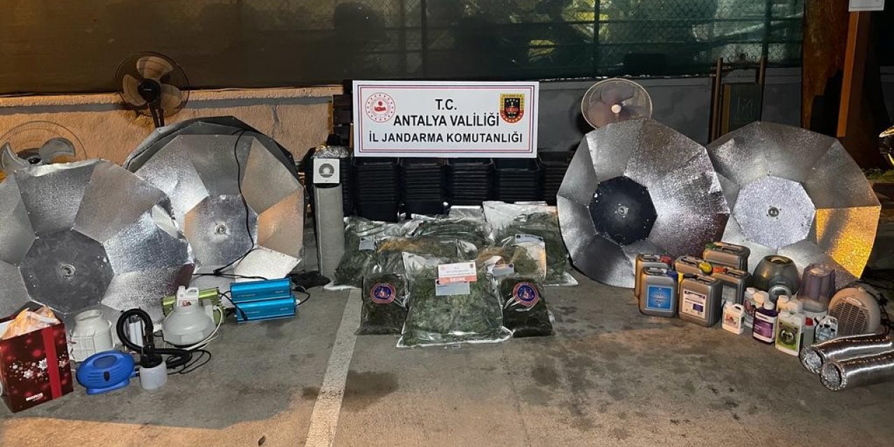 Manavgat’ta uyuşturucu operasyonu