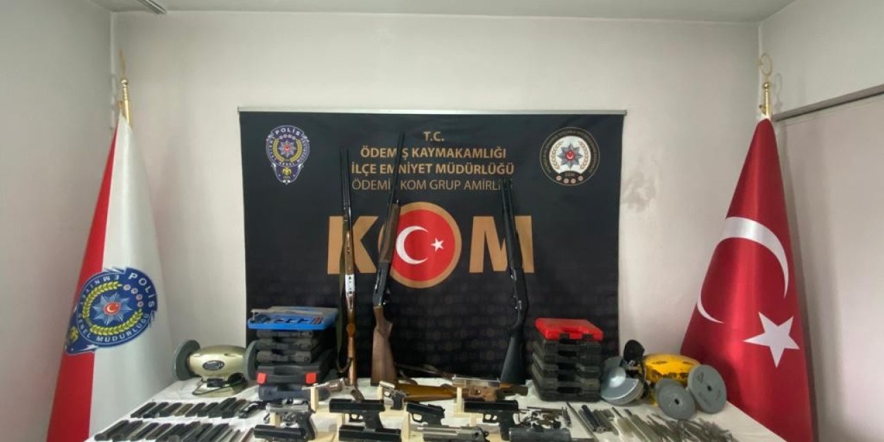 İzmir’de tabanca imalatı operasyonu: 4 gözaltı