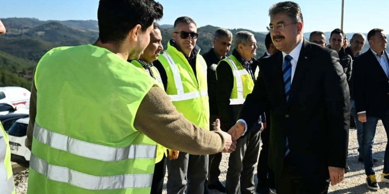 Vali Yılmaz: "Barajı tamamlandığında 15 bin hektar toprak suyla buluşacak"