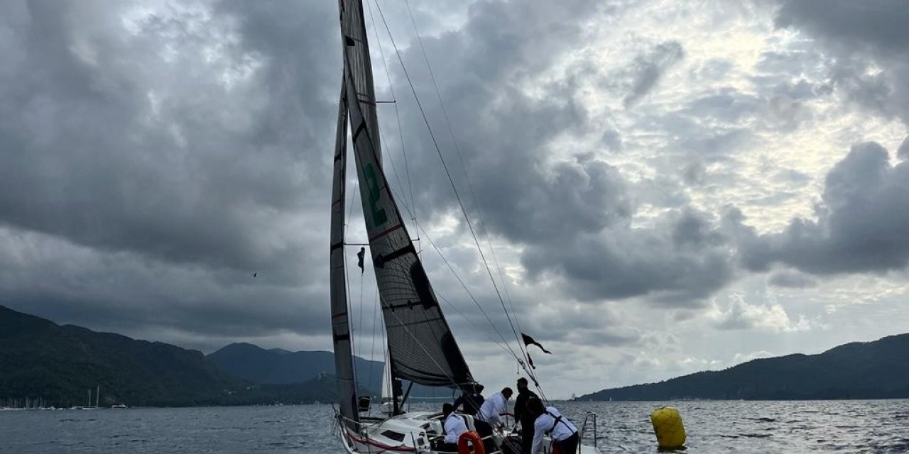 Marmaris’te yat yarışlarının ilk günü tamamlandı